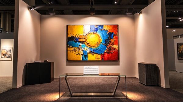 Idées innovantes pour un stand d'exposition artistique